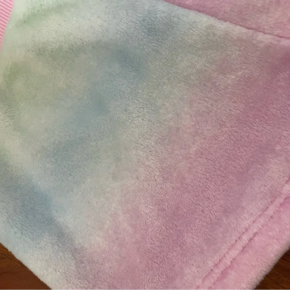 PINK fuzzy fleecy shorts